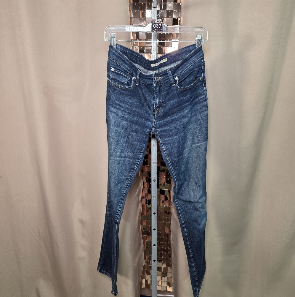 37. Levis 518 Dark Wash Jeans Size 5 W 15-16 R 8 I 29.5